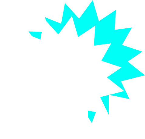 Blue and white star in front to enhance aesthetics