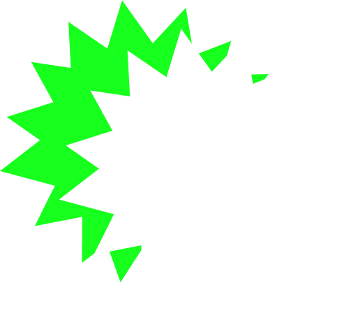Green and white star in front to enhance aesthetics